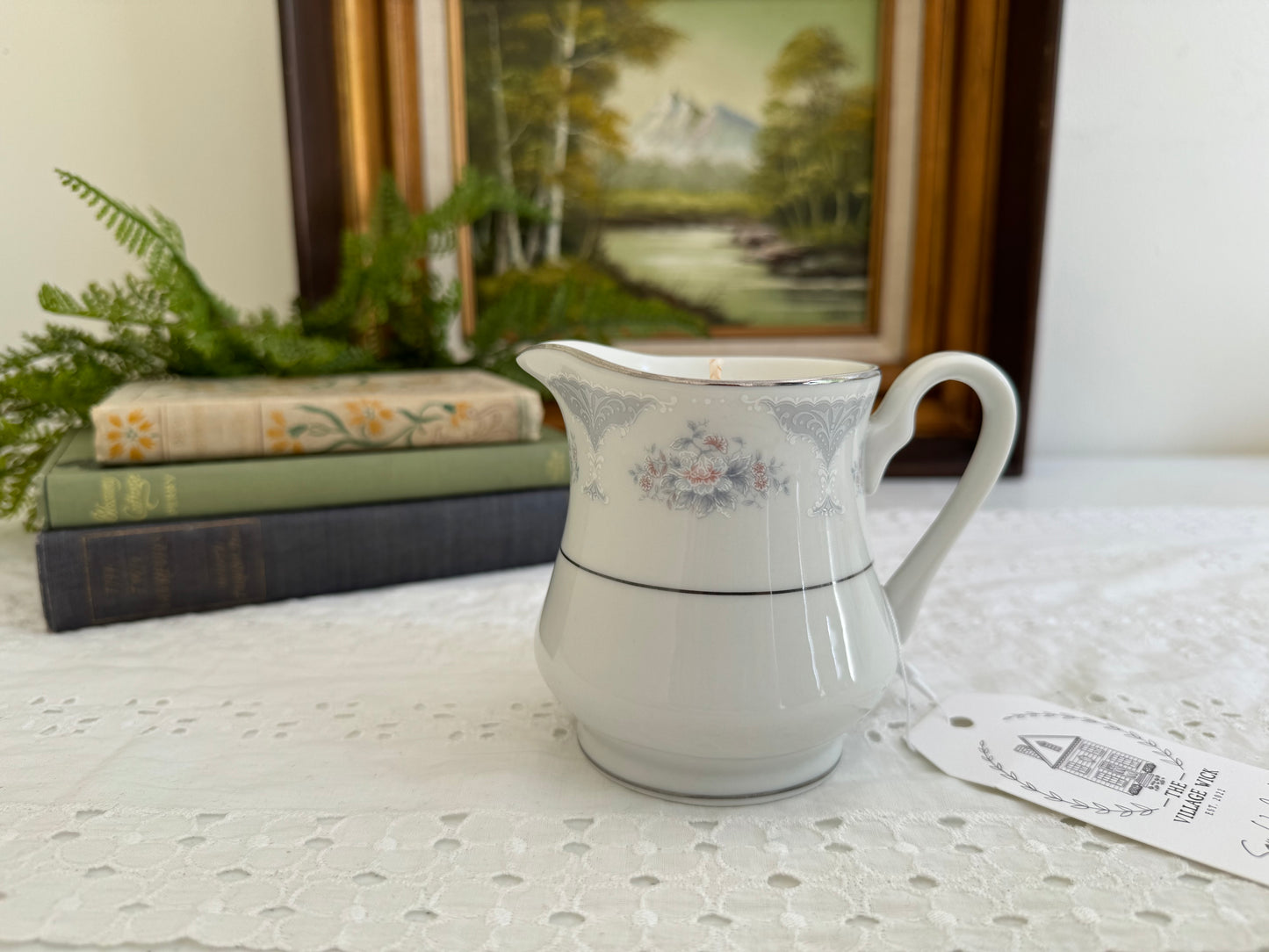 Vintage Creamer Candle- Coastal Waters