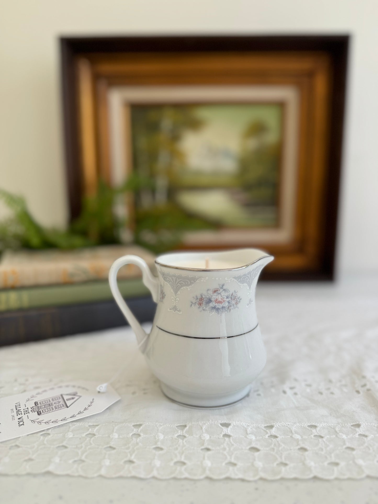 Vintage Creamer Candle- Coastal Waters