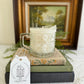 Vintage Glass Creamer Candle- Sherlock’s Study