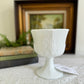 Vintage Milk Glass Candle- Juniper Berry