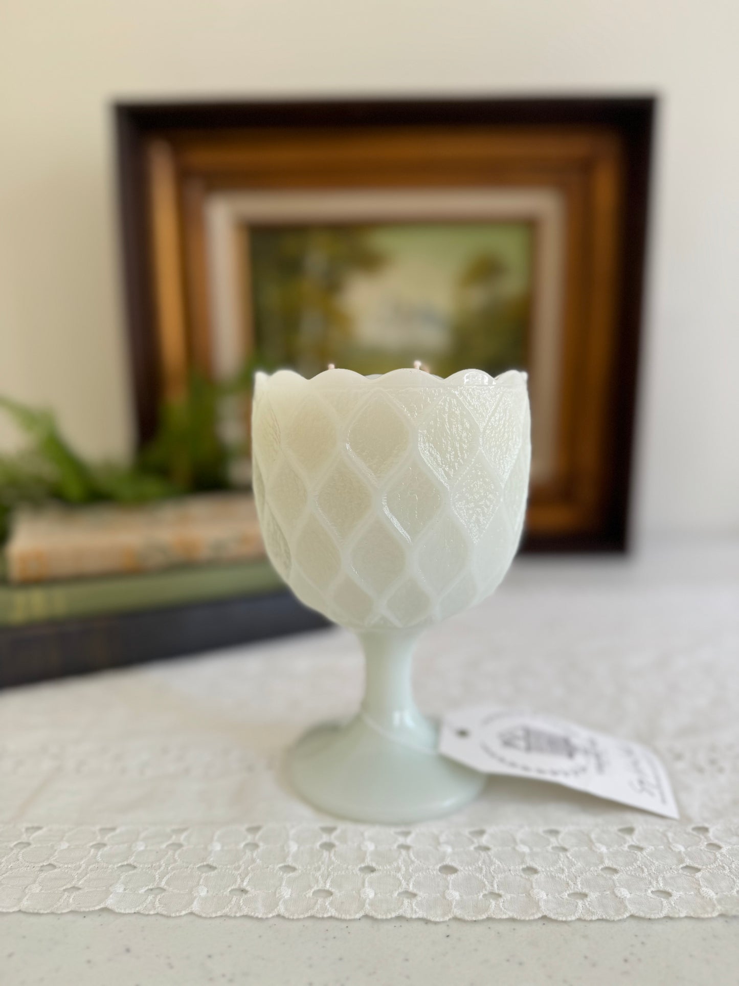 Vintage Goblet Candle- Volcano