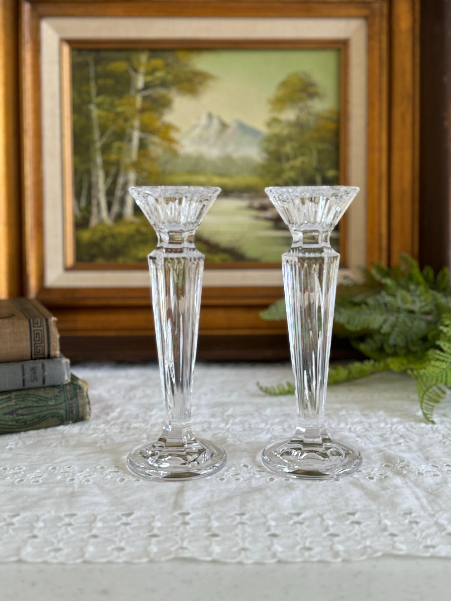 Vintage Candlestick Pair- Marquis by Waterford