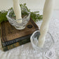 Vintage Candlestick Pair- Tulip Shaped