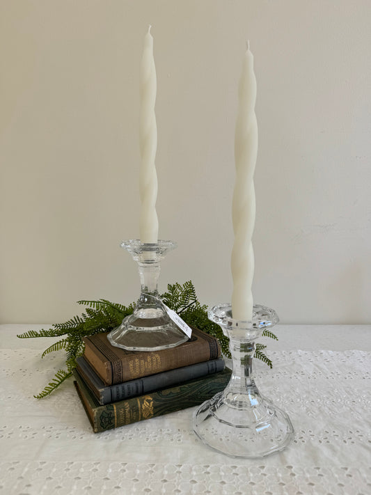 Vintage Candlestick Duo