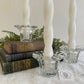 Vintage Candlestick Trio- Floral Design