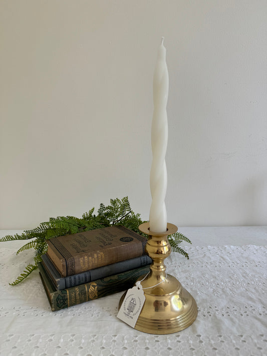 Vintage Candlestick Pair- Brass