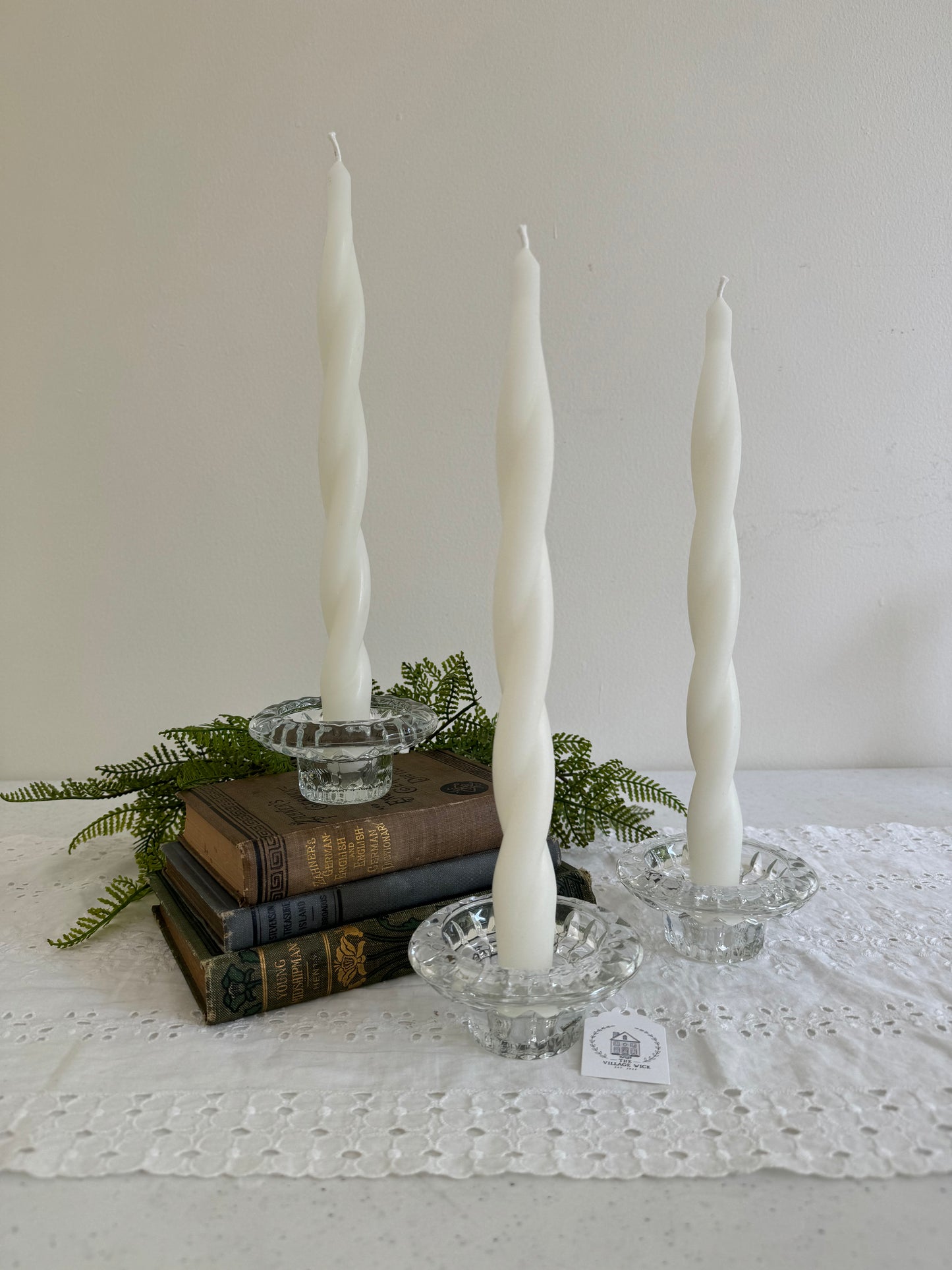 Vintage Candlestick Trio