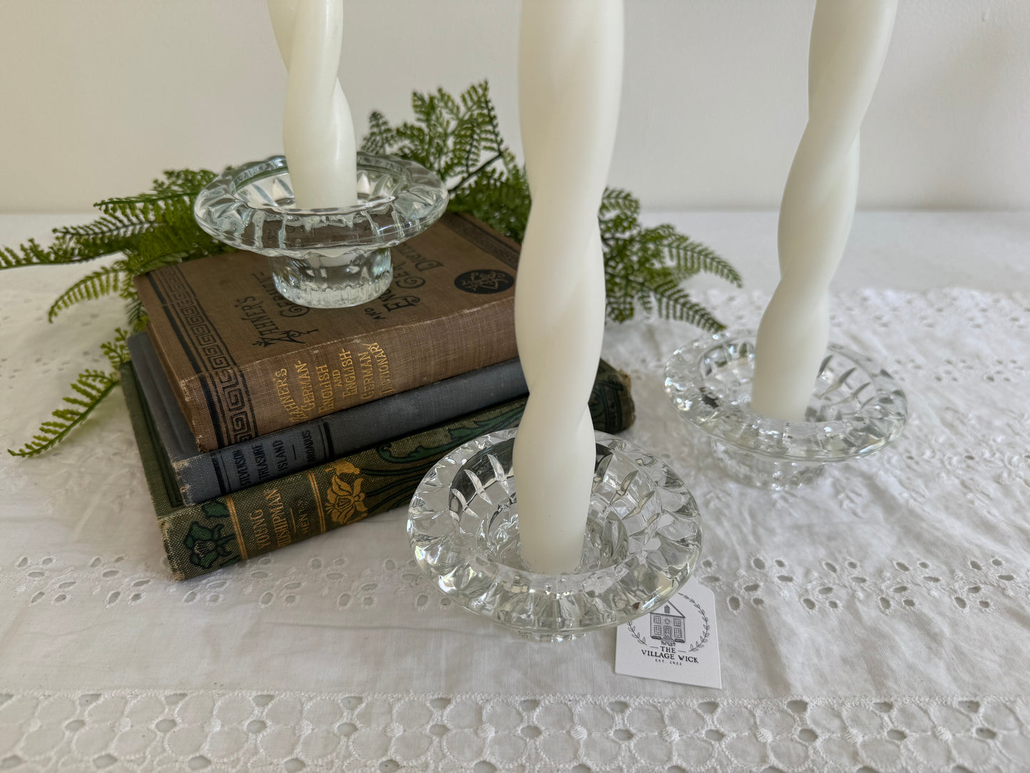 Vintage Candlestick Trio