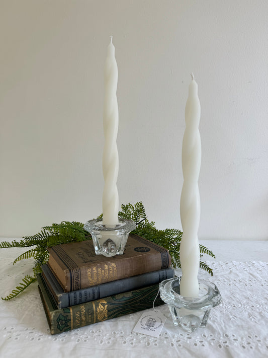 Vintage Candlestick Pair- Made in France