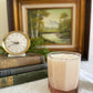 Vintage Pink Octagonal Glass Candle- Cactus Water