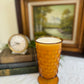 Vintage Amber Goblet Candle - Nag Champa