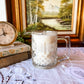 Vintage Glass Mug Candle with Square Handle - Palo Santo