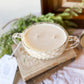 Vintage Oval Glass Candle with Handles - Georgia Peach